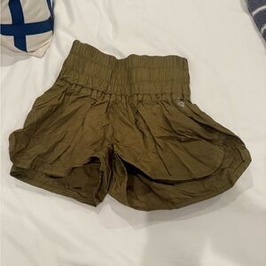 FP Movement Olive Green Women's Shorts